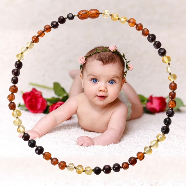 a baby teething necklace
