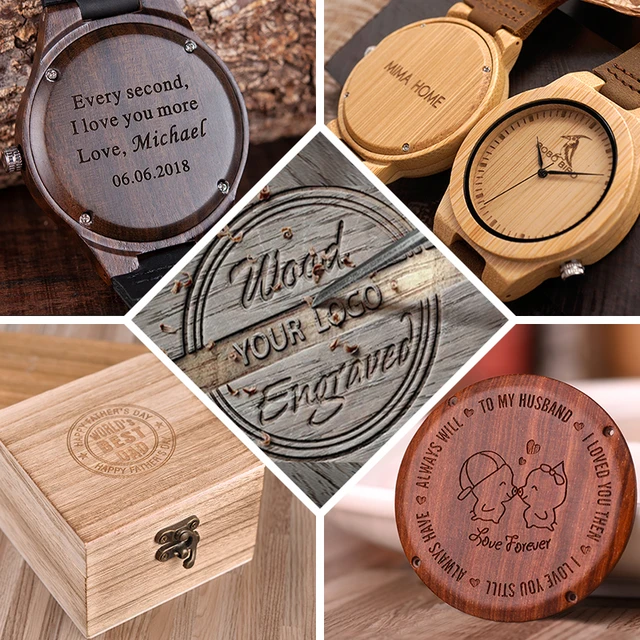 DIY Engraved Wooden Watch with a Secret Message