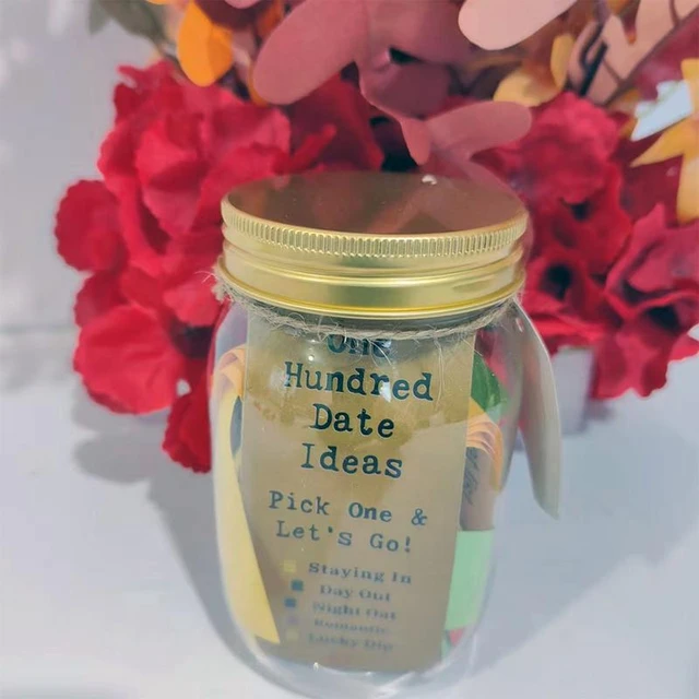 Memory Jar Filled with Date Night Ideas
