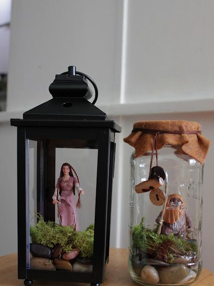 DIY Terrarium with Miniature Figures