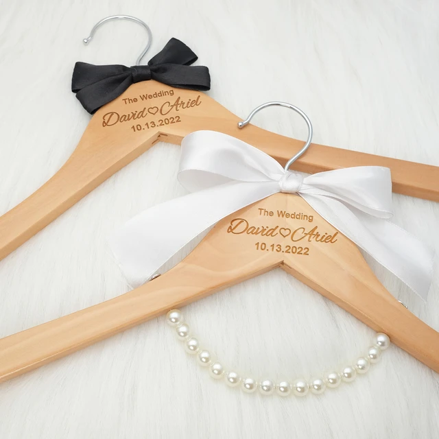 Personalized Bridal Hanger With Wedding Date