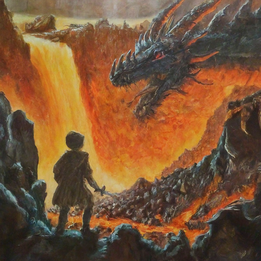 a kid with a dragon